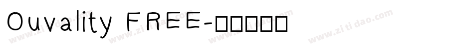 Ouvality FREE字体转换